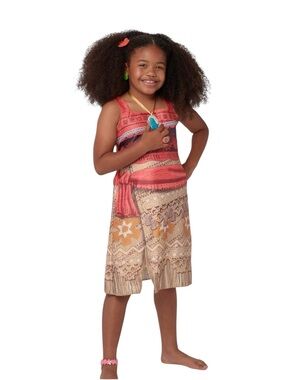 Disney Moana Deluxe Adventure Costume for Girls size 4-6
